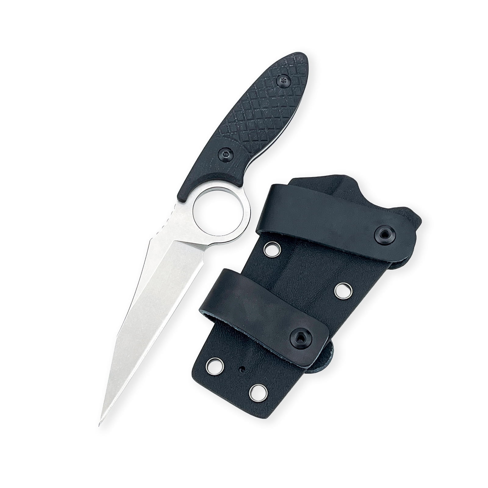 7.4'' Everyday Multi-Purpose Utility Knife, 8Cr13Mov Rust-Resistant Blade, G10 Non-Slip Handle with Portable Protective Sheath