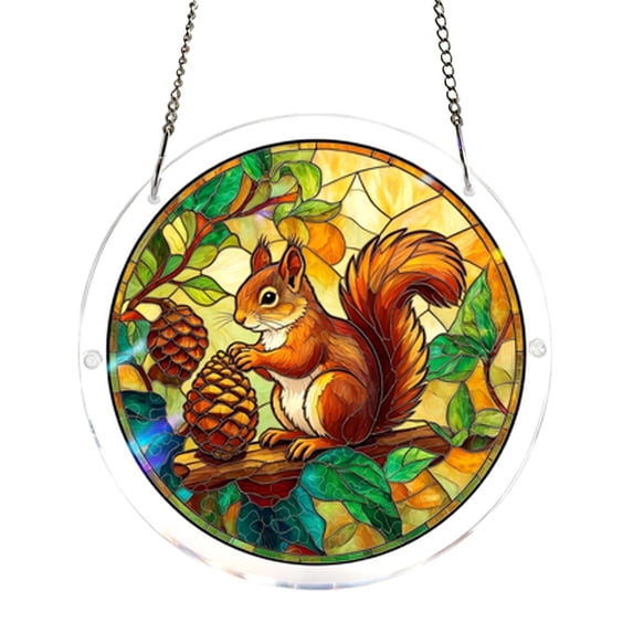 7.4 Inch Acrylic Puzzle Suncatcher Window Hanging DIY Stained Glass ...