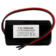 7.4 Volt Lithium Ion Battery Pack 3500 mAh with Protection IC