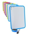 7.4â€ X 10.3â€ Double Sided Dry Erase Learning Board for Students and