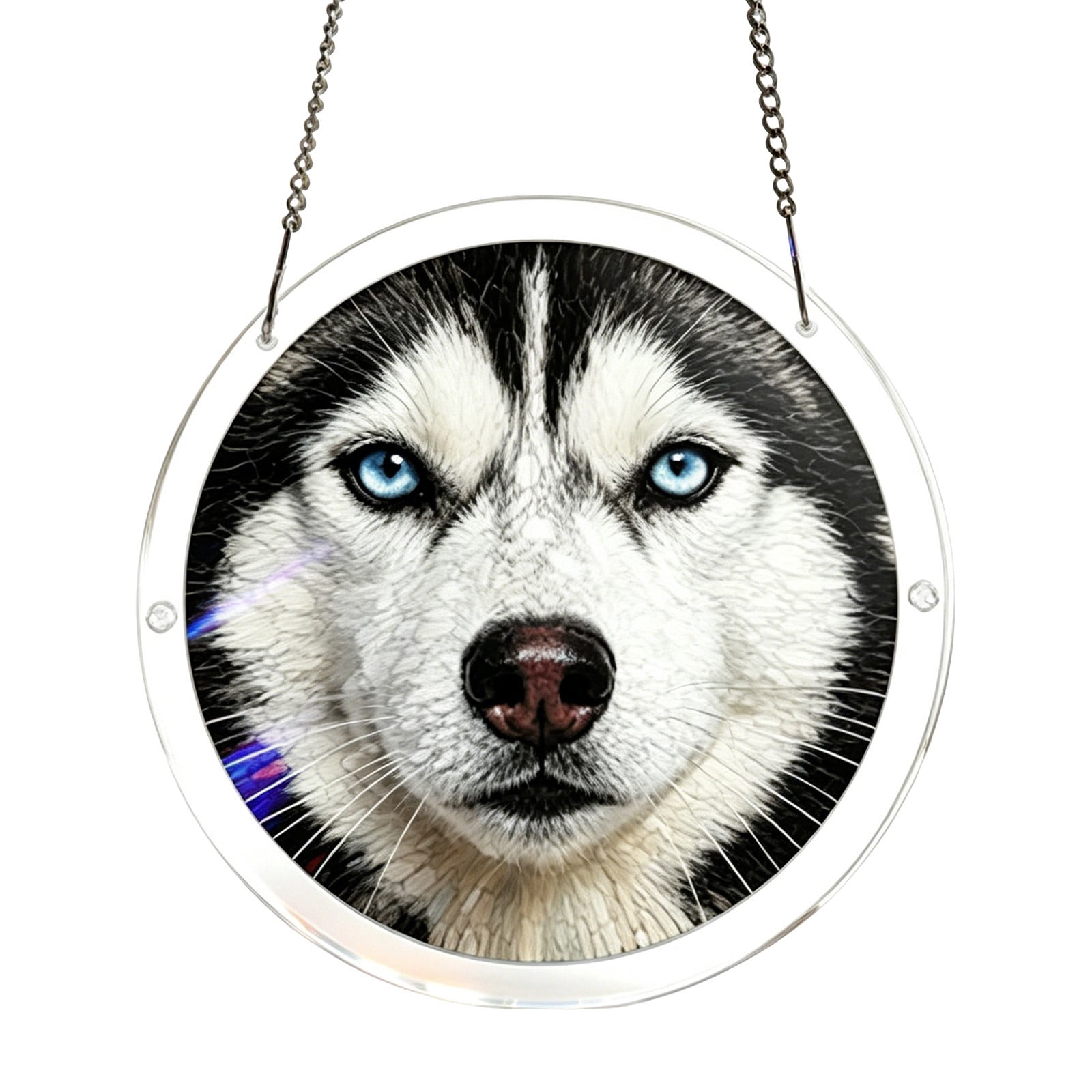 7.4 inch Acrylic Suncatcher Window Hanging Puzzle, Colorful Light ...