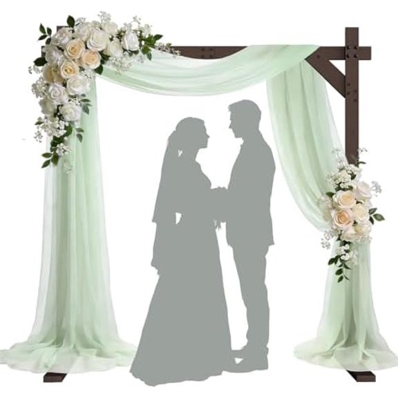 7.48FT Wooden Wedding Arches, Square Wood Arch for Ceremony, Wedding Arbor Backdrop Stand for Proposal Wedding Party Scene, Birthday Party, Garden, Outdoor, Rustic Decorations$$Garden & Patio