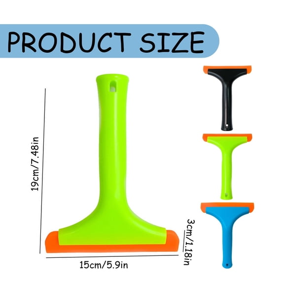 7.48in Multi-purpose Small Handheld Squeegee Practical Water Remover for Vehicle and Household Glass