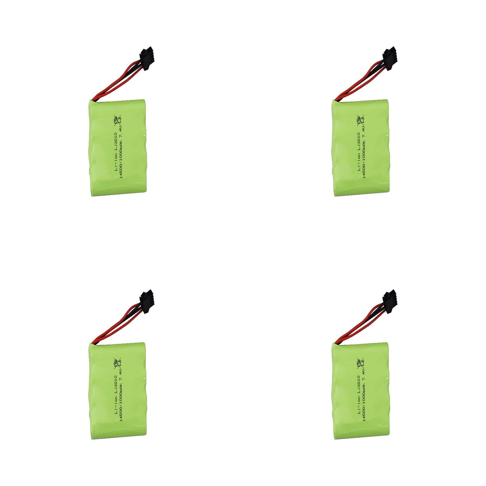 7.4V 1000mah 14500 Battery For DE36W Remote Control Car 1:16 High-Speed ...