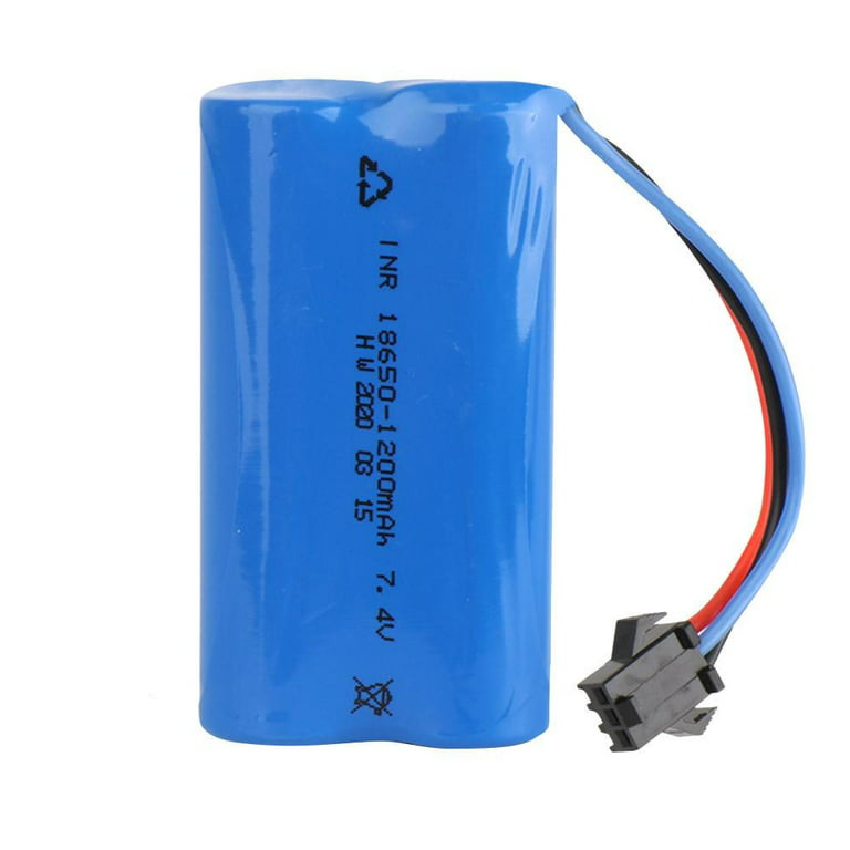 7.4V 1200mAh Lithium Battery Replacement Battery for Remote Control Car 