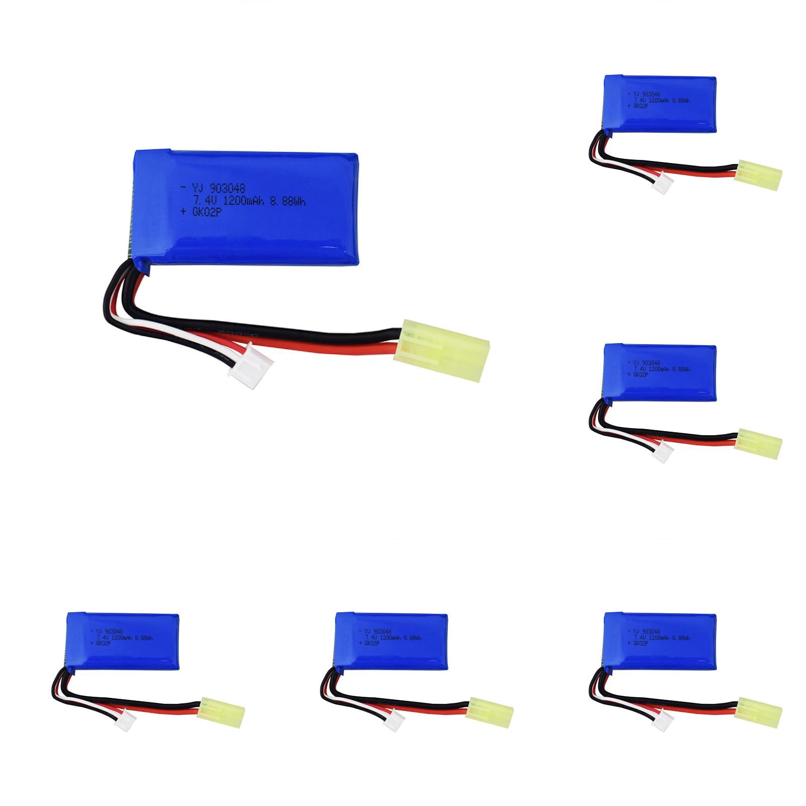 7 4V 1200mah Lithium Battery For 2 4G 1 18 Full Scale High Speed RC Car 7-4v-1200mah-lithium-battery-for-2-4g-1-18-full-scale-high-speed-rc-car