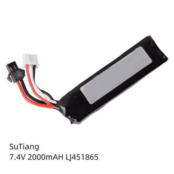 7.4V 2000mAH LJ451865 Battery Pack for Electric Water Pistol Polymer Lithium Battery for Electric Water Ball Beads Gel B