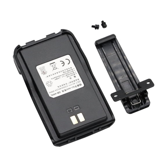 7.4V 3300mAh QB-44HL Replacement Li-ion Battery with Belt Clip for Anytone AT-D878UV Plus D878UV D868UV D858 BTECH DMR-6X2 Radios
