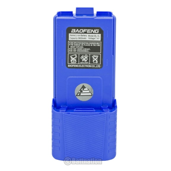 7.4V 3800mAh Li-Ion Rechargeable Battery For Baofeng UV-5R UV-5R-L BF-F8 BF-F8+ BF-F9 Portable Two-Way Radio _Blue
