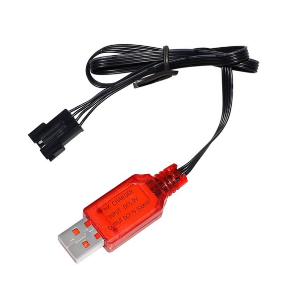 7.4V 500mA Lithium Batteries Charging Cable with Overcharge Protections for DE36W DE65 HM202 EC08 EC16 Car