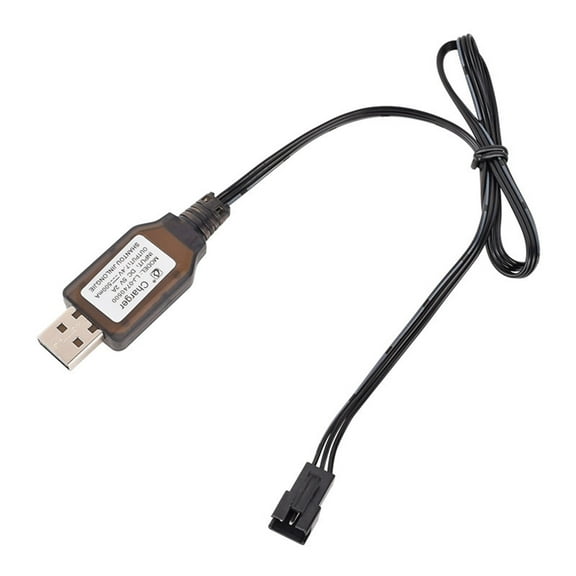 7.4V Charging Wire for Remote Controlled Watch Twist Car Replacement USB Charging Cord 3Pin Plug