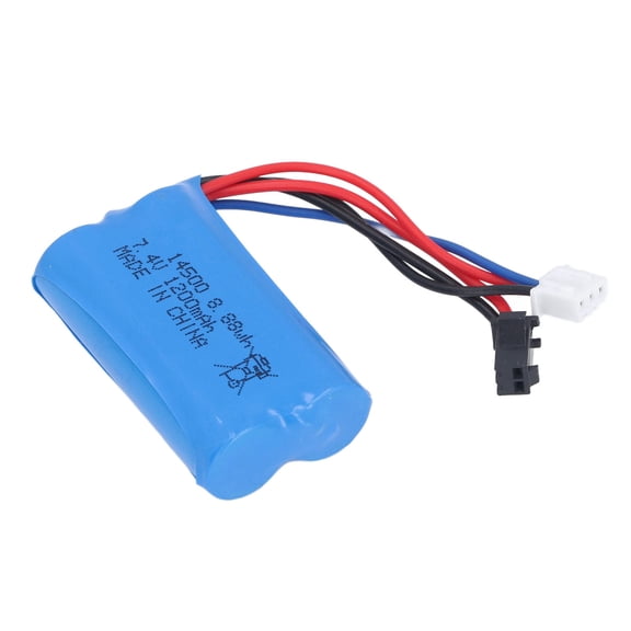 7.4V LiPo Battery, 1200mAh Capacity, Safe Reliable Power For Remote Control Toys