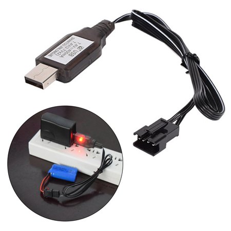 7.4V SM-4P USB Charging Cable Overcharge Protection Battery Accessories DC5V Battery Protection Backup Battery