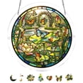thumbnail image 1 of 7.4in Acrylic Jigsaw Puzzle Suncatcher – Brain Teaser Game for All Ages, Sun Catcher Puzzle for Window Hanging Gift #002, 1 of 7