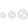 thumbnail image 1 of 7", 5", 4"H Clear Acrylic Plastic Delicate Geometric Sculpture, by DecMode (3 Count), 1 of 10