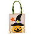 thumbnail image 1 of 7.5“ 4 Pack Cotton Linen Gift Bags, Small Bags for Gifts, Bulk Gift Bags with Handles Gift Bag, 1 of 8