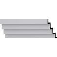 thumbnail image 1 of 7 5/8"H x 8 1/8"P x 11"F x 94 1/2"L, Eris Step Crown Moulding, 1 of 14