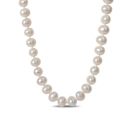 Double strand cultured freshwater pearl necklace