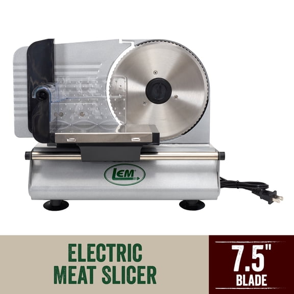 LEM Products 7.5" Electric Meat Slicer, Deli Slicer