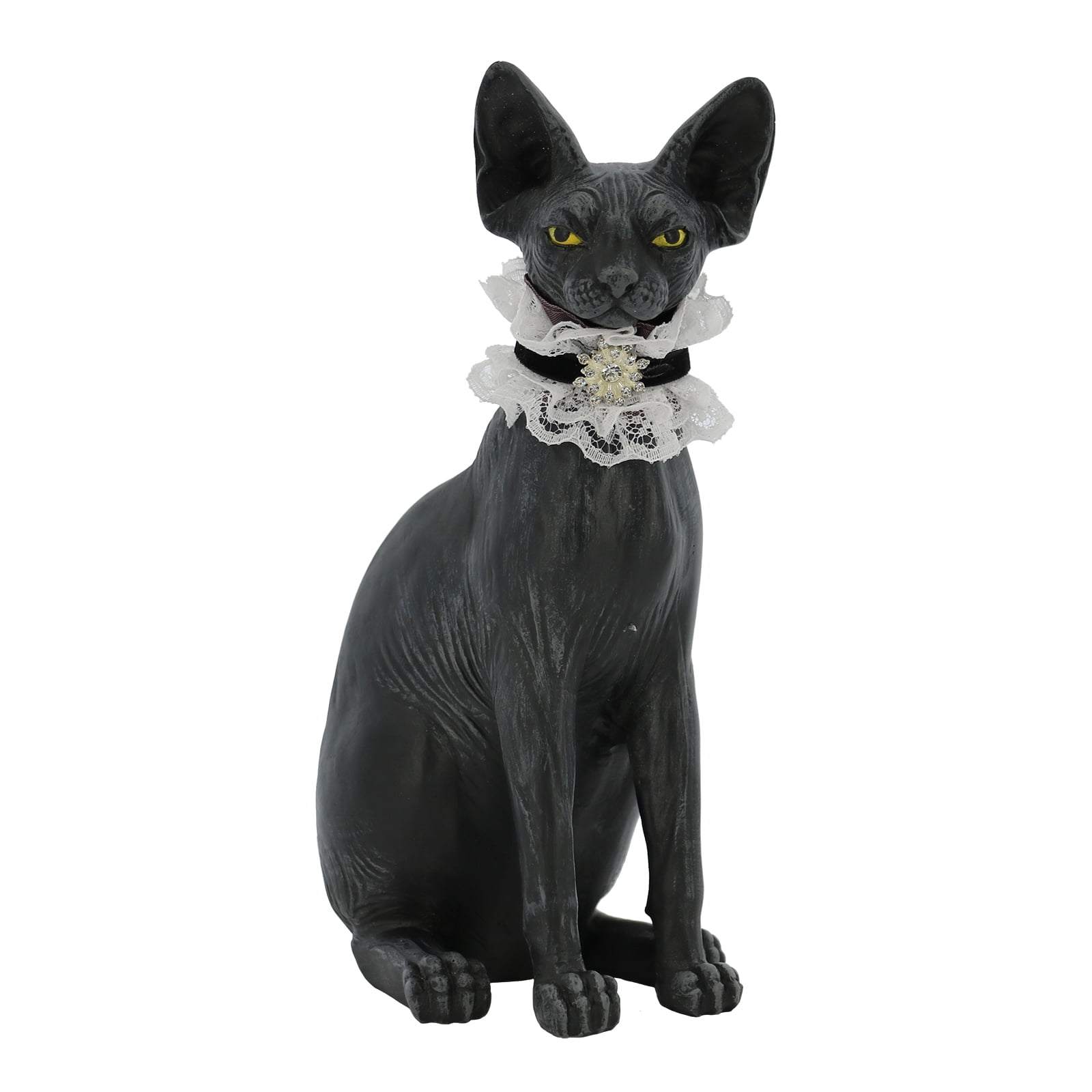 7.5" Black Sphynx Cat Tabletop Accent by Ashland - Halloween Home Decor