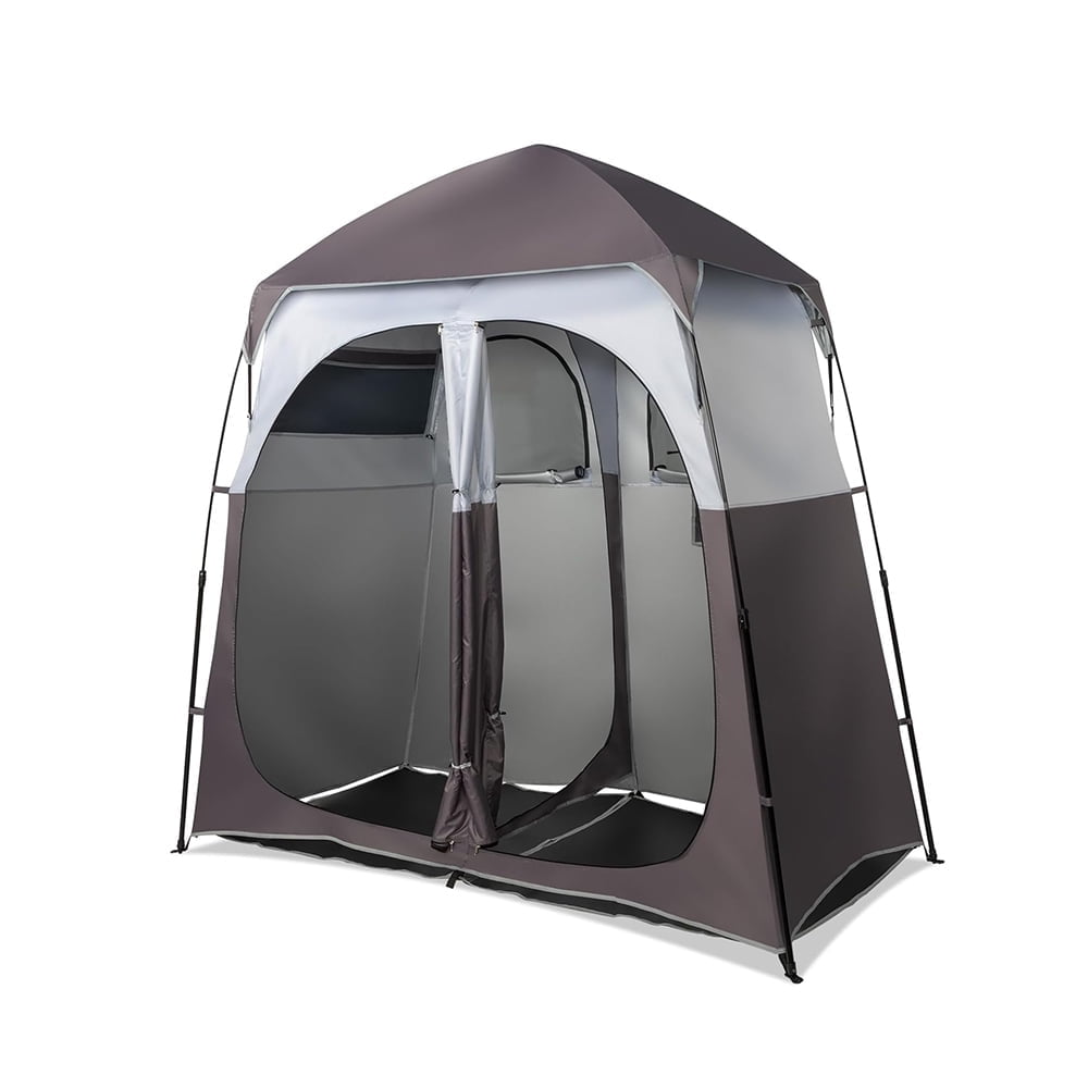 Pop Up Shower Tent, Portable Privacy Room for Outdoor Changing, Dressing, Fishing Storage with Carrying Bag, Black