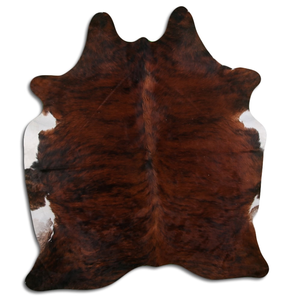 7.5 Ft X 6.5 Ft Brazilian Cowhide Skin Rug by Hilason Hair-On Leather ...