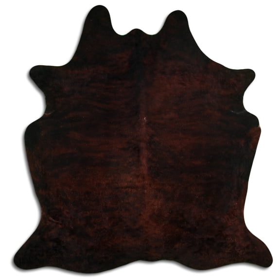 7.5 Ft X 7 Ft Brazilian Cowhide Skin Rug by Hilason Hair-On Leather Carpet