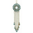 thumbnail image 1 of Allstate 7.5" Rhinestone Tassle Medallion Christmas Ornament - Gold/Blue, 1 of 4