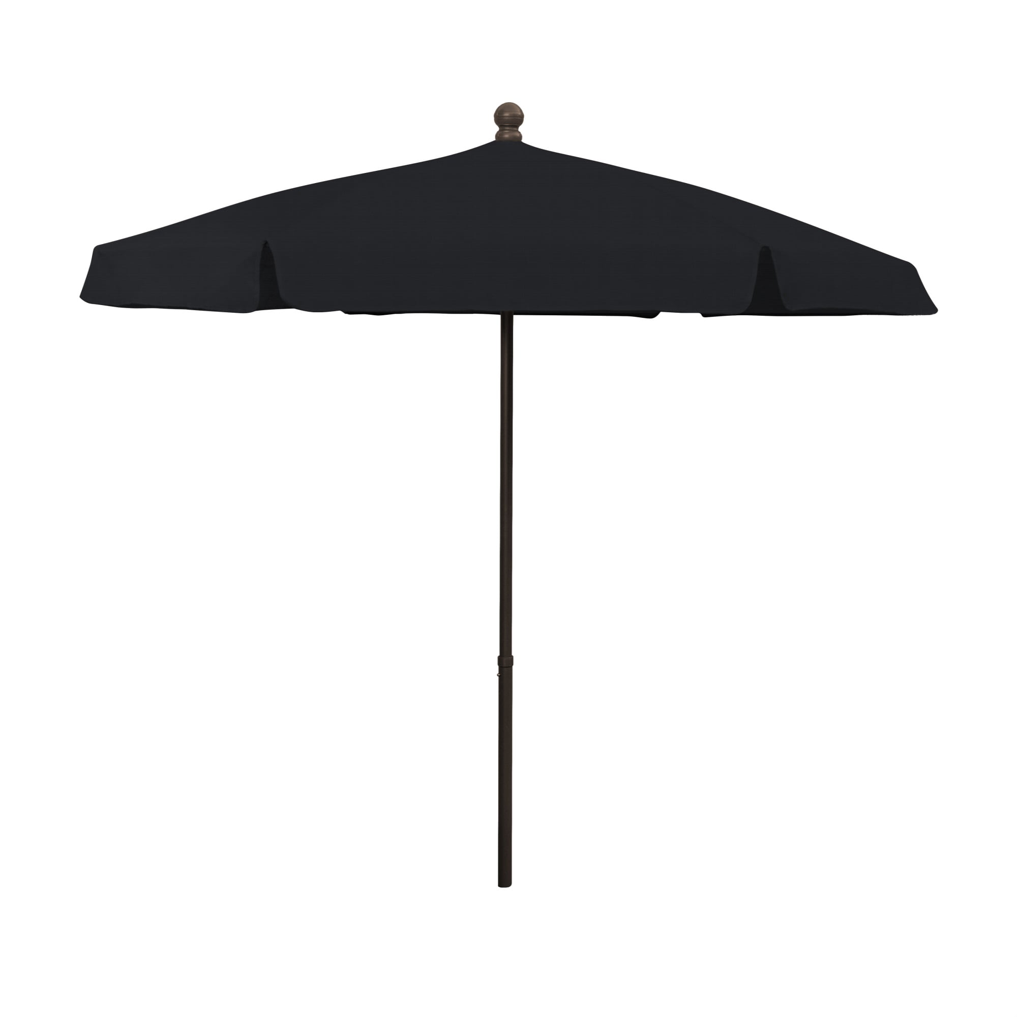 7.5 patio umbrella black Blissun ft Umbrella, Yard Umbrella, Outdoor Market with Push Button Tilt Crank (Black) : Patio, Lawn & Garden foot round umbrella featuring a durable aluminum pole and UV California Umbrella 7.5' Round Crank