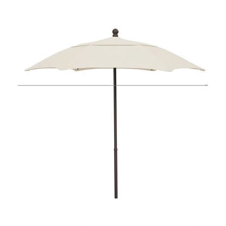 crate and barrel patio umbrella 9' Dome Black Outdoor Patio Umbrella + Reviews