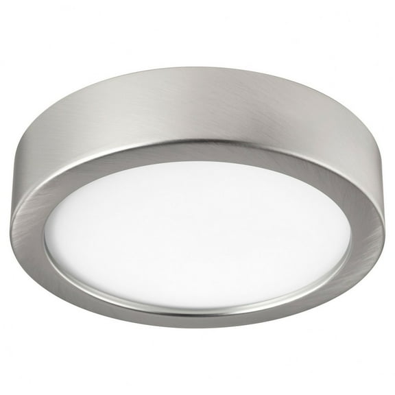 7.5 Inch 18W 1 Led Ceiling Fan Disk Kit-Satin Nickel Finish Oxygen Lighting 3-9-108-24