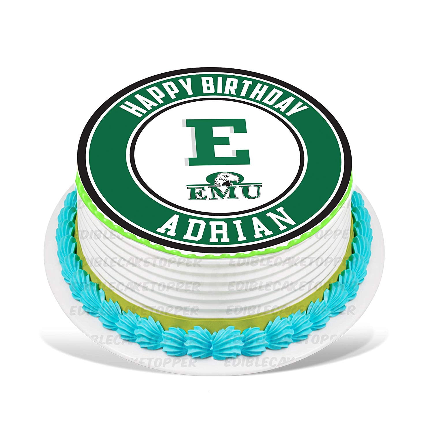 24X EAGLES RICE PAPER BIRTHDAY CAKE TOPPERS