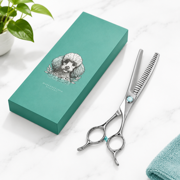 7.5 Inch Professional Pet Chunker Shears, VG10 Steel, For Cats and Dogs