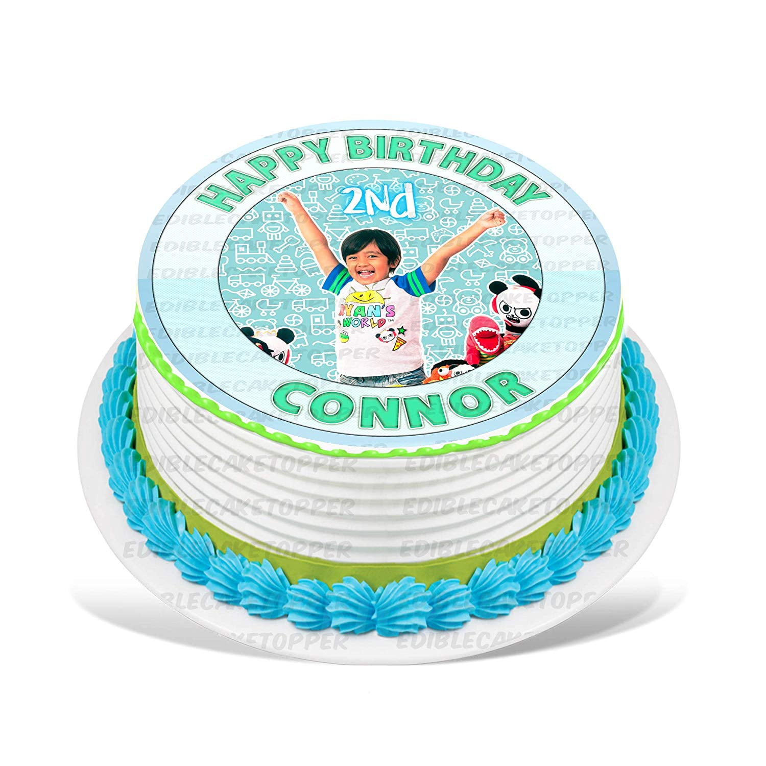  Fnaf Party Supplies Theme Decorations Happy Birthday Banner 1  Cake Topper 24 Cupcake Toppers 35 Balloons Balloon Strip : Grocery &  Gourmet Food