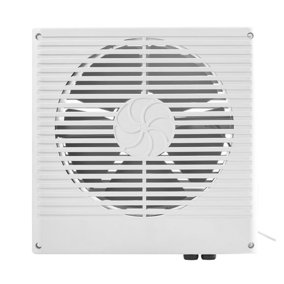 7.5 Inch Through Wall Fan, Room to Room Ventilation Fan with AC Motor, 180 CFM Quiet Exhaust Fan for Kitchen, Living Room, Laundry Room & Workshop