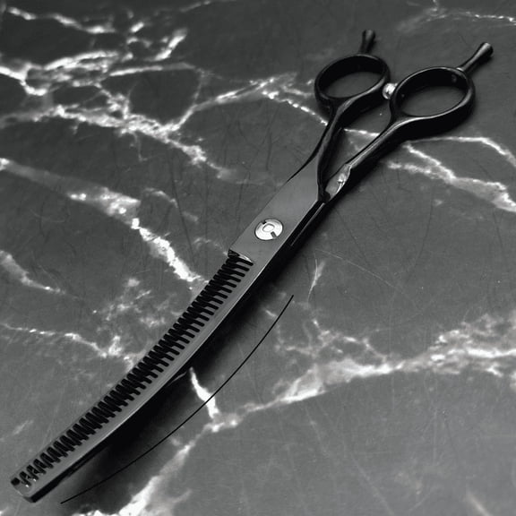 Wingsbro Stainless Steel Curved Tip Animal Thinning Grooming Scissors