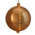 thumbnail image 1 of 7.5" LED Lighted Cascading Copper Gold Sphere Christmas Ball Decoration, 1 of 6