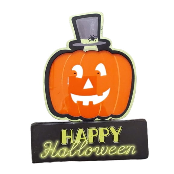 Happy Halloween Pumpkin Tabletop Decor 7.5 in X 6 in Ashland