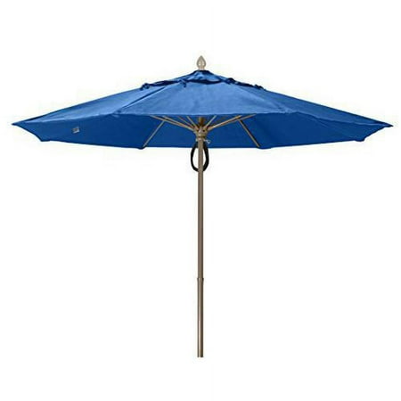7.5' Oct Market 8 Rib Push up Champagne Bronze with Pacific Blue Marine Grade Canopy, 9MPUCB-8602