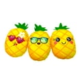 thumbnail image 1 of 7.5" Plush Emoji Face Pineapple - Assorted (Each), 1 of 1