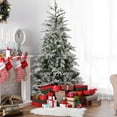 thumbnail image 1 of Northlight Real Touch™️ Pre-Lit Medium Flocked Winfield Fir Artificial Christmas Tree - 7.5' - Warm, 1 of 9