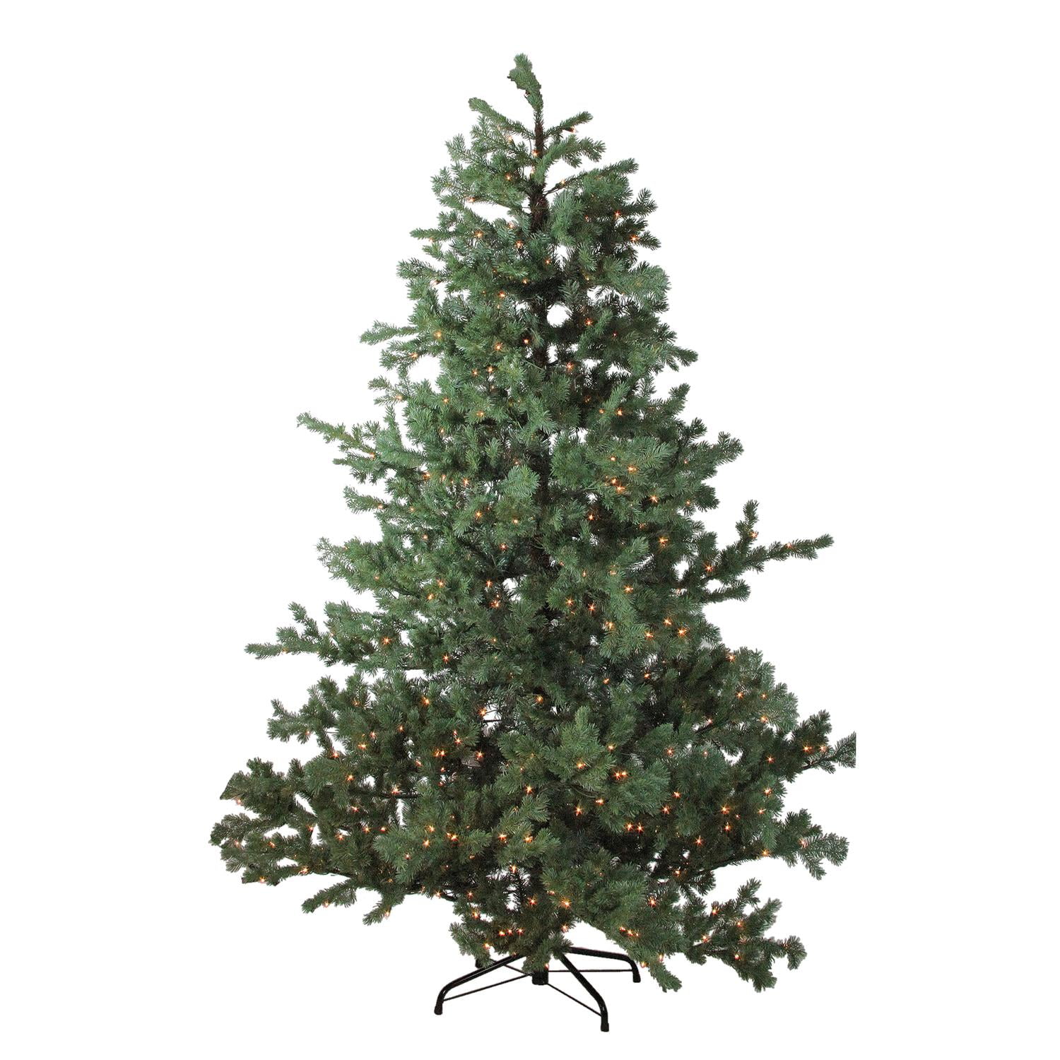 7.5' Pre-lit Mountain Pine Artificial Christmas Tree - Clear Lights