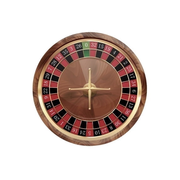 Casino Roulette Wheel Happy Birthday Edible Icing Image Cake Topper, by Tnct.