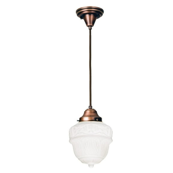 7.5"W Revival Schoolhouse Rochelle Mini Pendant