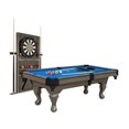 thumbnail image 1 of Barrington Billiards 7.5 ft Pool Table Set with Cue Rack & Dartboard, Blue, 1 of 2