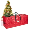 thumbnail image 1 of 7.5 ft Christmas Tree Storage Bag - Durable Heavy Duty Extra Large Artificial Xmas Holiday Tree Bag with Reinforced Handles and Dual Zippers Wide Opening - Red, 1 of 8