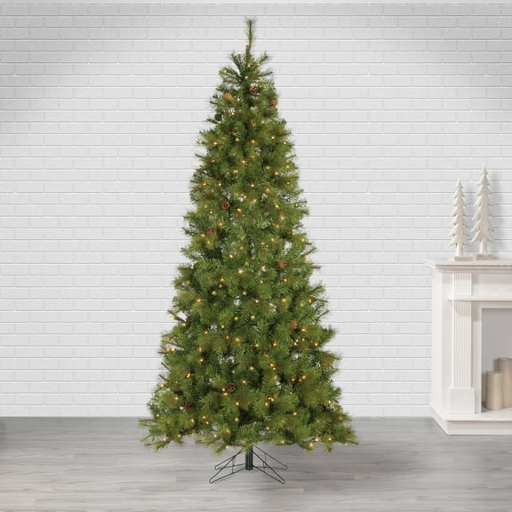 7.5 ft. Clear Incandescent Hard Needle Charleston Pine