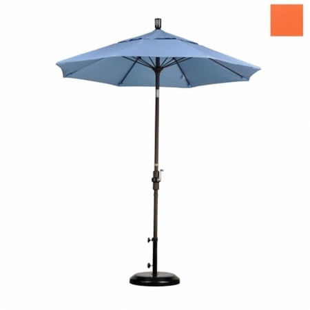 7.5 ft. Fiberglass Market Umbrella Collar Tilt - Bronze-Sunbrella-Tuscan