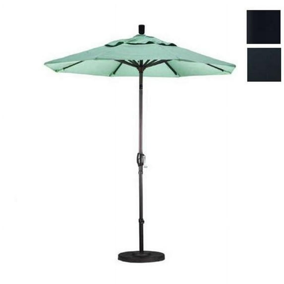 7.5 ft. Fiberglass Market Umbrella Push Tilt M Black-Pacifica-Black