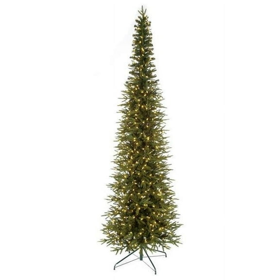 7.5 ft. Nordman Fir Tree with LED Lights, Green